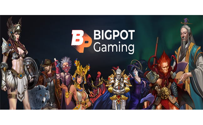 Logo resmi BIGPOT GAMING dengan latar berwarna.