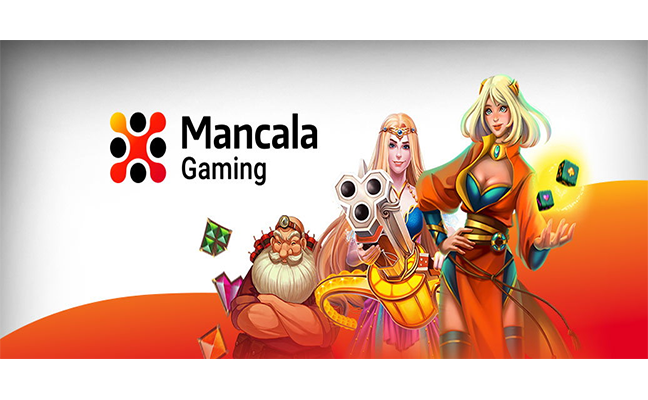 Ilustrasi buku terbuka menampilkan petualangan di Book of Wealth 2 dari Mancala Gaming.