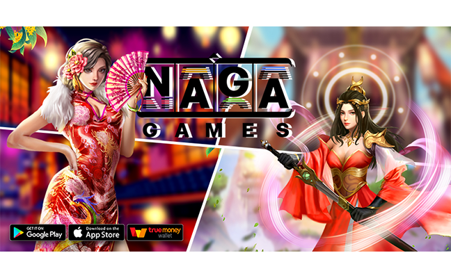 Gambar mesin slot Sakura Neko dari NAGA GAMES dengan ikon Maneki-Neko yang sedang goyang kaki kiri, simbol keberuntungan.