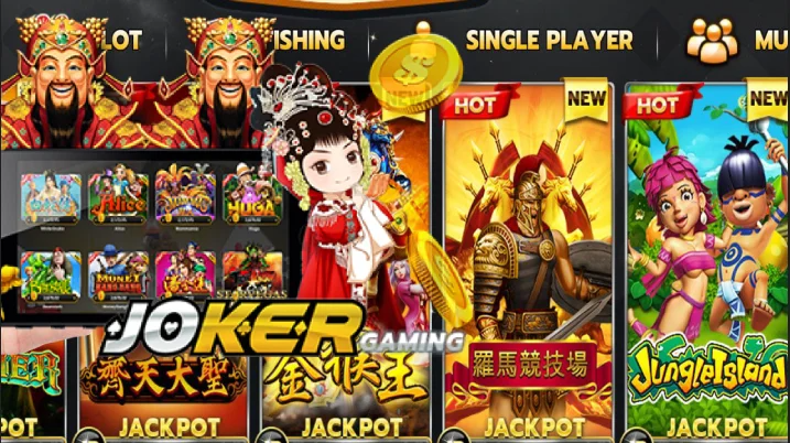 Gambar ilustrasi pemain yang sedang meraih jackpot besar pada slot gacor hari ini JOKER, menampilkan berbagai simbol kemenangan dan efek visual menarik yang menegaskan peluang menang tinggi dan pengalaman bermain slot online yang unik.